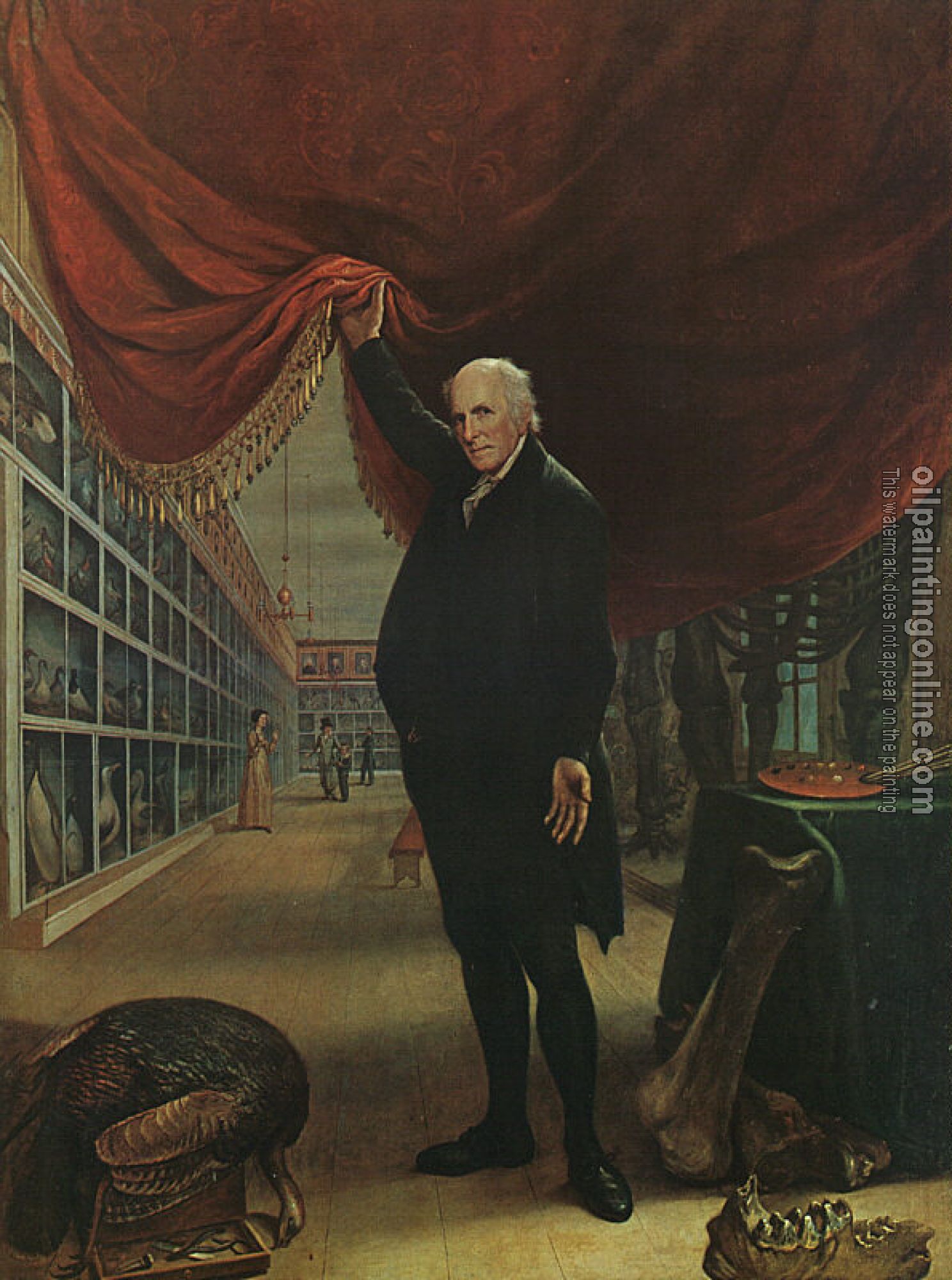 Peale, Charles Willson - The Artist in his Museum, 1822, Pennsylvania Academy of the Fine Arts
